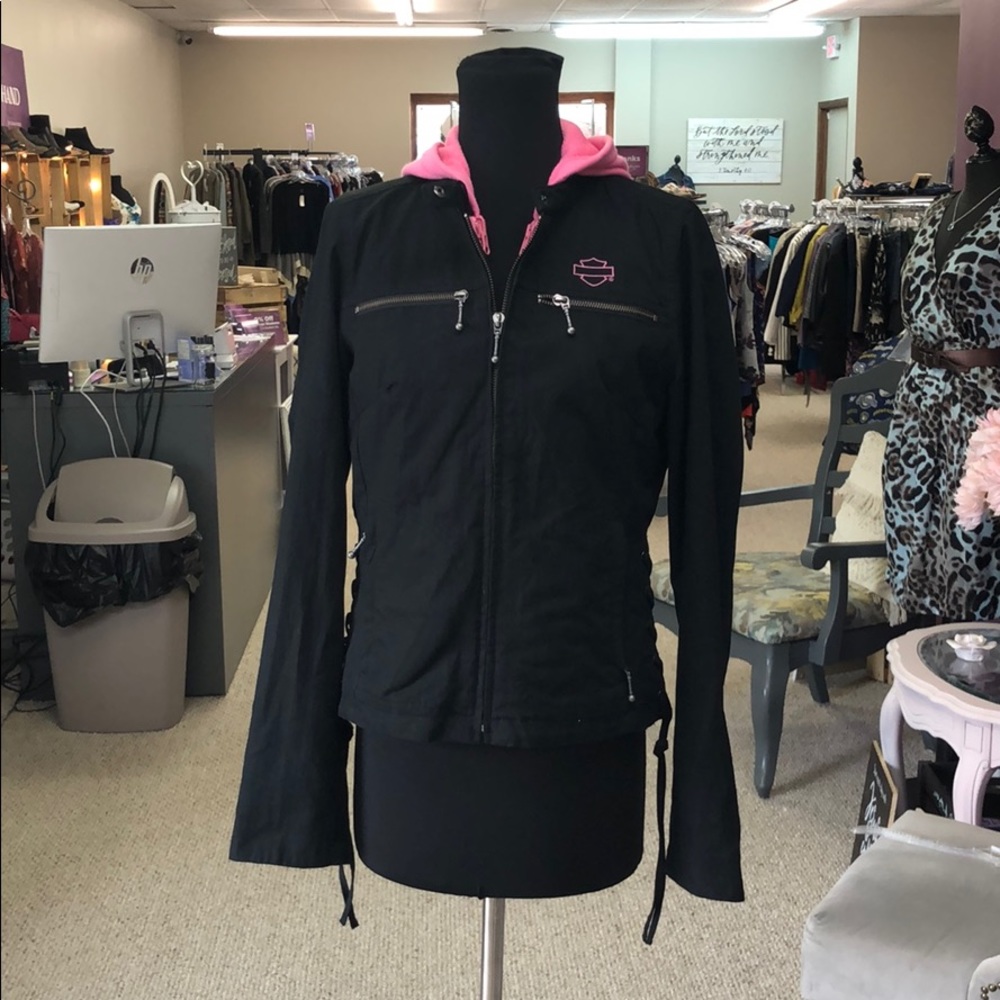 Harley Davidson three in one hoodie jacket